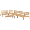 vidaXL Salon palette de jardin 5 pcs bois d'acacia massif