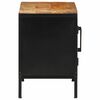 vidaXL Cabinet de chevet Marron et Noir 50 x 30 x 45 cm
