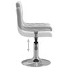 vidaXL Tabouret de bar Gris clair Velours