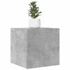 vidaXL Meubles TV muraux 4 pcs Gris b&eacute;ton 30,5x30x30 cm