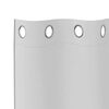 vidaXL Rideaux occultants avec anneaux 2 pcs Gris p&acirc;le 225 x 140 cm