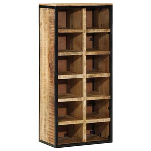 vidaXL Cabinet &agrave; chaussures 50 x 30 x 110 cm Bois de mangue massif