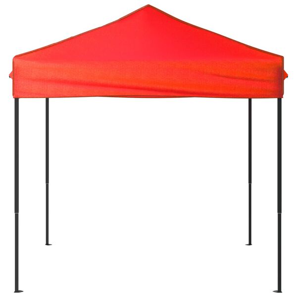vidaXL Tente de r&eacute;ception pliable Rouge 2x2 m