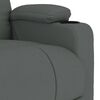 vidaXL Fauteuil inclinable Gris fonc&eacute; Tissu