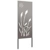 vidaXL &Eacute;cran de confidentialit&eacute; de jardin Fretwork Rouill&eacute; 50 x 140 cm