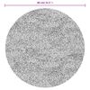 vidaXL Tapis shaggy PAMPLONA poils longs moderne anthracite &Oslash; 80 cm
