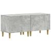 vidaXL Meuble TV Gris b&eacute;ton Bois d'ing&eacute;nierie