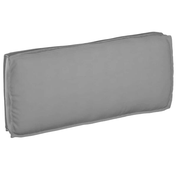 vidaXL Coussin Gris 120 x 50 x 12 cm Tissu Oxford