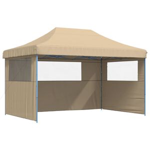 vidaXL Tente de r&eacute;ception pliable escamotable avec 3 parois lat&eacute;rales