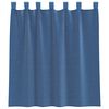 vidaXL Rideaux en voile avec boucles 2 pcs gris clair 140x260 cm