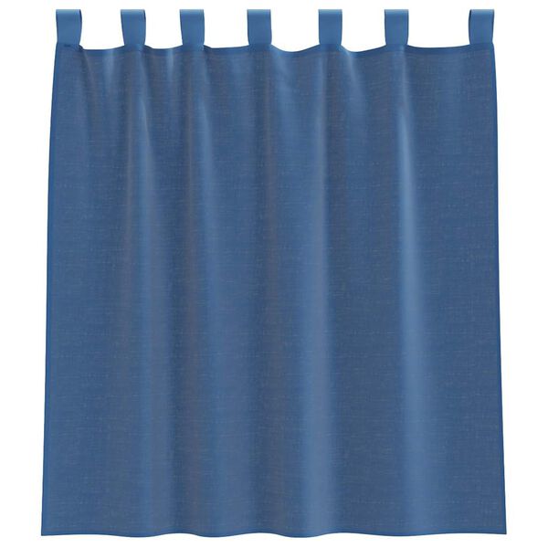 vidaXL Rideaux en voile avec boucles 2 pcs gris clair 140x260 cm