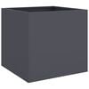 vidaXL Jardini&egrave;re anthracite 49x47x46 cm acier