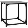 vidaXL Table d'appoint Sonoma gris 40x40x40 cm Bois d'ing&eacute;nierie
