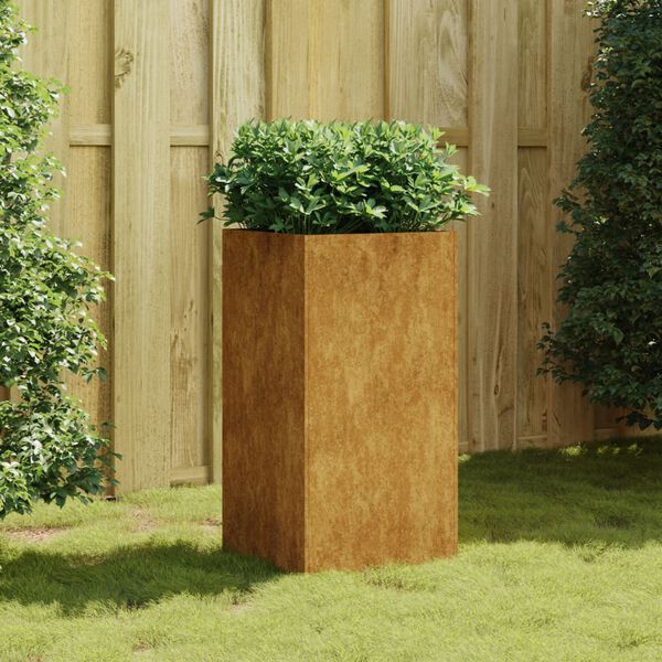 vidaXL Jardini&egrave;re 40x40x80 cm acier corten