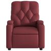 vidaXL Fauteuil inclinable Rouge bordeaux Similicuir