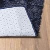 vidaXL Tapis shaggy &agrave; poils longs NAVARRA bleu marine 200x200 cm