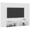 vidaXL Meuble TV mural Blanc 120x23,5x90 cm Bois d’ingénierie