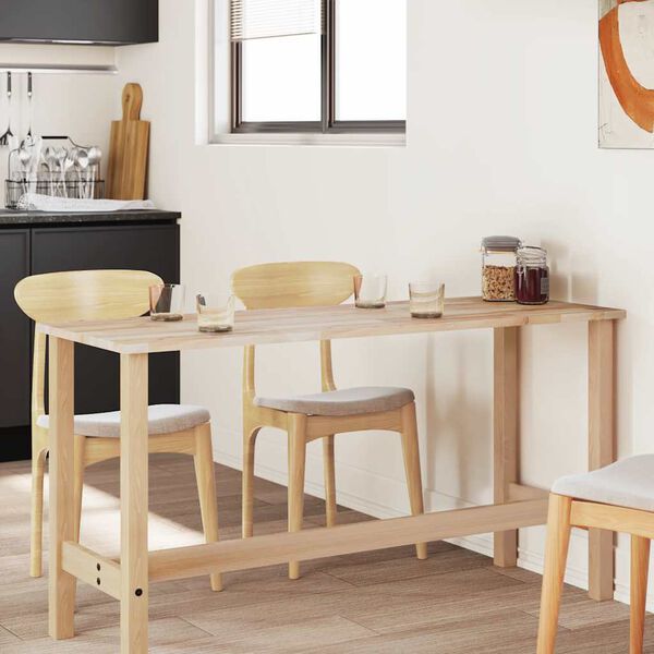 vidaXL Dessus de table rectangulaire 140x60x2 cm bois massif d'acacia