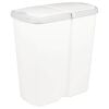 vidaXL Bac &agrave; d&eacute;chets Blanc 48,5 x 28 x 51 cm PP