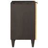 vidaXL Cabinet de salle de bain avec porte Noir et or 38 x 33 x 58 cm