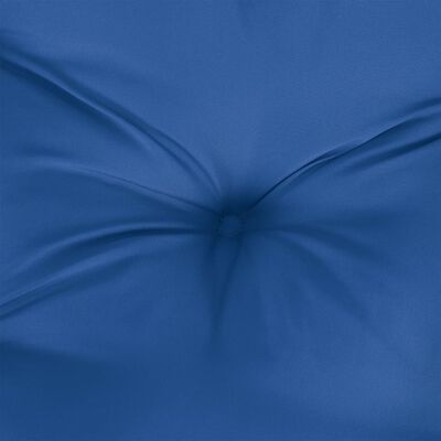 vidaXL Coussins de palette lot de 2 bleu royal tissu