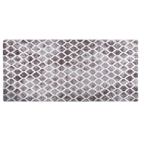 vidaXL Tapis lavable antid&eacute;rapant 80x300 cm Multicolore