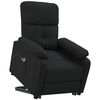 vidaXL Fauteuil de massage Noir Tissu