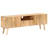vidaXL Meuble TV 140x30x49 cm Bois de manguier massif