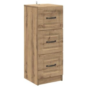 vidaXL Armoire &agrave; tiroirs 33 x 34,5 x 87 cm Bois d'ing&eacute;nierie
