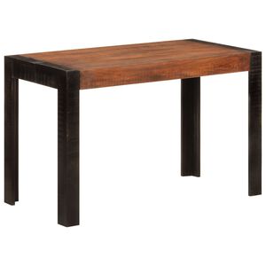 vidaXL Table &agrave; d&icirc;ner marron miel 120x60x76 cm bois de manguier massif