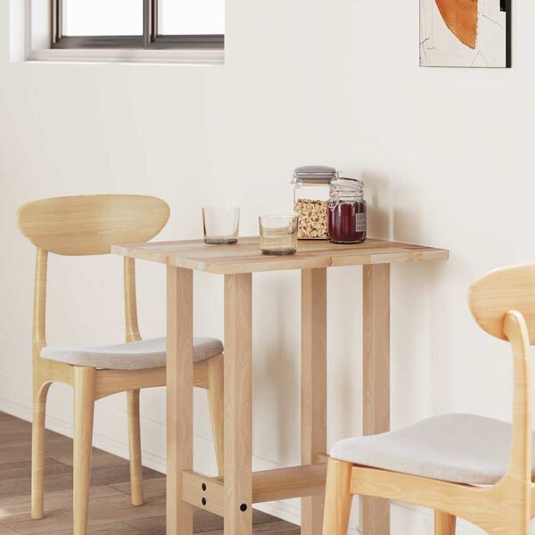 vidaXL Dessus de table rectangulaire 60x50x2 cm bois massif d'acacia