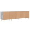 vidaXL Meuble TV gris béton 150x30x44,5 cm bois d'ingénierie