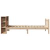 vidaXL Lit biblioth&egrave;que sans matelas 90x190 cm bois de pin massif