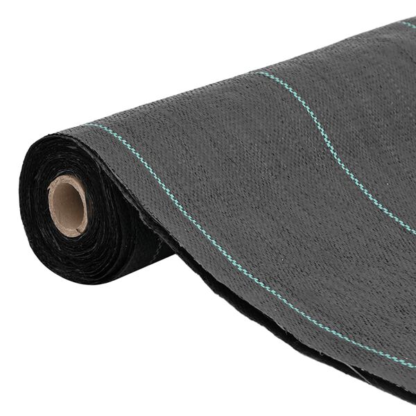 vidaXL Membrane anti-mauvaises herbes noir 1,5x10 m PP