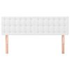 vidaXL Têtes de lit 2 pcs Blanc 72x5x78/88 cm Similicuir