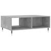 vidaXL Table basse gris b&eacute;ton 90x60x35 cm bois d'ing&eacute;nierie