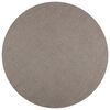 vidaXL Tapis de surface Rond LUGO Cr&egrave;me et Taupe &Oslash; 200 CM Polyester