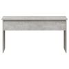 vidaXL Table basse gris b&eacute;ton 102x50,5x52,5 cm bois d'ing&eacute;nierie