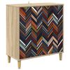 vidaXL Buffet OMMEN Sonoma 69 x 33 x 75 cm Bois d'ing&eacute;nierie