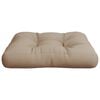 vidaXL Coussin de palette taupe 60x60x12 cm tissu