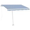 vidaXL Electric Awning 3,5 x 2 m Cr&egrave;me 100% Polyester