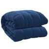 vidaXL Couverture lest&eacute;e Bleu 200x200 cm 13 kg Tissu