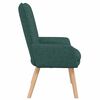 vidaXL fauteuil Vert foncé 63 x 67 x 94 cm Tissu Sherpa