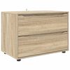 vidaXL Armoire de rangement 80 x 48 x 57 cm Bois d'ing&eacute;nierie