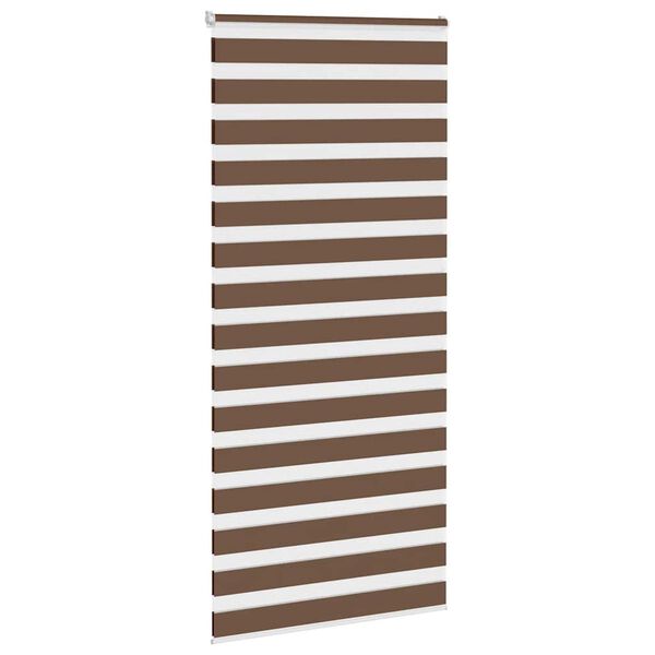 vidaXL Store z&egrave;bre marron 115x230cm largeur du tissu 110,9cm polyester