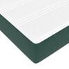 vidaXL Lit avec rangement et matelas Vert fonc&eacute; 90 x 190 cm Velours