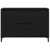 vidaXL Buffet Ch&ecirc;ne noir 104 x 35 x 70 cm Bois d'ing&eacute;nierie