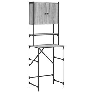 vidaXL Armoire de machine &agrave; laver sonoma gris 68x48,5x194 cm