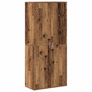 vidaXL Haut Armoire 80 x 39 x 178 cm Bois d'ing&eacute;nierie Bois ancien