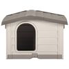 vidaXL Niche pour chiens Beige et marron 89x75x62 cm